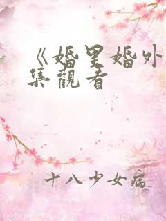 《婚里婚外》全集观看