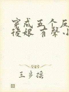 穿成五个反派的后娘 有声小说小说