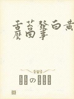 舌苔发白黄厚怎么回事