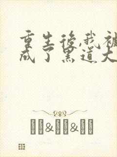 重生后,我被迫成了黑道大小姐