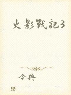 火影战记3