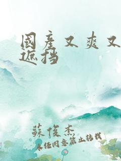 国产又爽又黄无遮挡