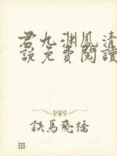 君九渊凤清婉小说免费阅读