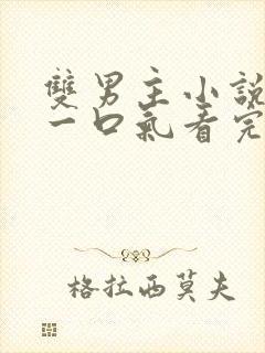 双男主小说甜文一口气看完