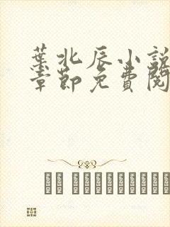 叶北辰小说最新章节免费阅读945