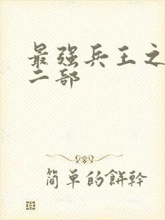 最强兵王之王第二部