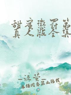 甜蜜惩罚第一季真人版全集台词完整免费观看