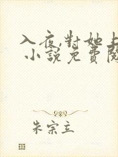 入夜,对她上瘾 小说免费阅读完本