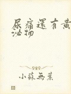 尿痛还有黄色分泌物