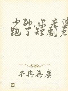 少帅,你老婆又跑了短剧免费大结局