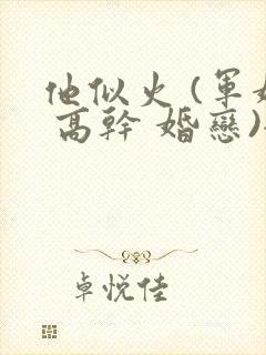 他似火 (军婚 高干 婚恋)全文笔趣阁