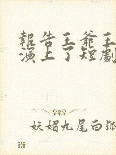 报告王爷王妃又演上了短剧演员