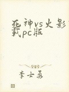 死神vs火影下载pc版