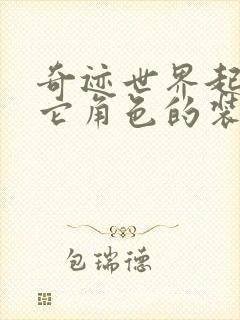 奇迹世界起源其它角色的装备有啥用