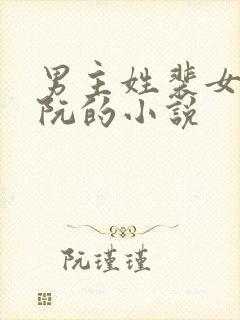 男主姓裴女主姓阮的小说