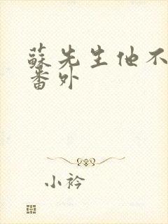 苏先生他不懂爱番外