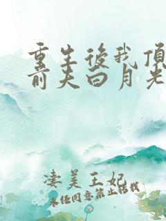 重生后我顶替了前夫白月光在线版