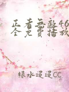 正者无敌46集全免费播放