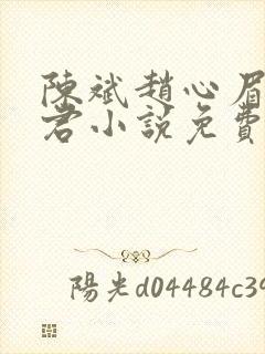 陈斌赵心眉高婉君小说免费阅读