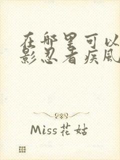 在哪里可以看火影忍者疾风传全集