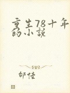 重生78十年代的小说
