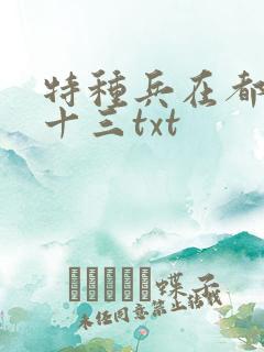 特种兵在都市夜十三txt