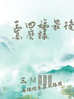 王四娣最后结局怎么样