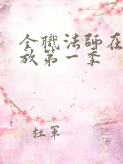 全职法师在线播放第一季