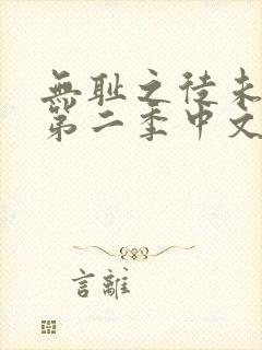 无耻之徒未删减第二季中文