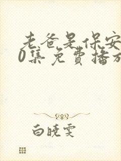 老爸是保安100集免费播放