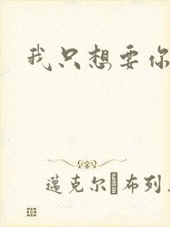 我只想要你