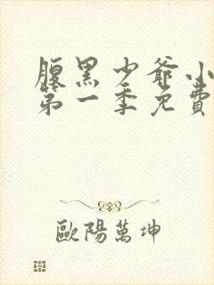 腹黑少爷小甜妻第一季免费观看