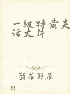 一级特黄夫妻生活大片