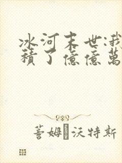 冰河末世:我囤积了亿亿万物资在线读