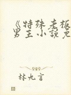 《特殊老板》双男主小说免费阅读