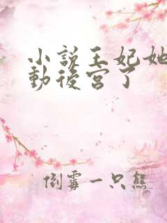 小说王妃她又轰动后宫了