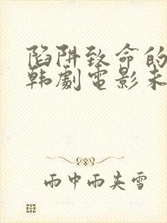 陷阱致命的诱惑韩剧电影未删减版