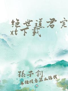 绝世道君完整txt下载