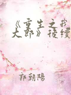 《重生之我是武大郎》后续