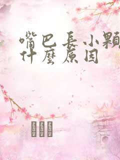 嘴巴长小颗粒是什么原因