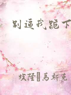 别逼我跪下求你