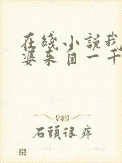 在线小说我家老婆来自一千年前