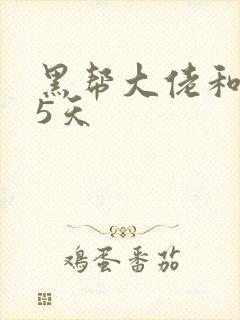 黑帮大佬和365天