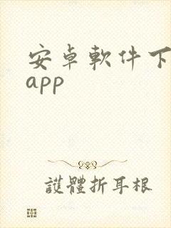 安卓软件下载的app