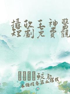 摄政王神医毒妃短剧免费观看