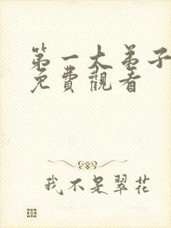 第一大弟子韩漫免费观看