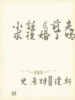 小说《前夫今天求复婚了吗》