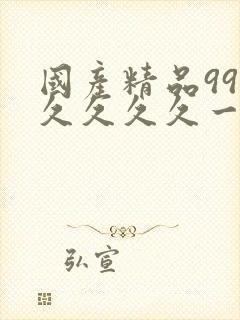 国产精品99久久久久久一