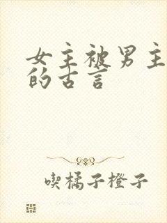 女主被男主捡到的古言
