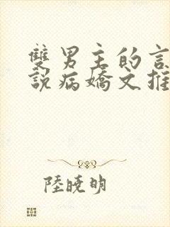 双男主的言情小说病娇文推荐